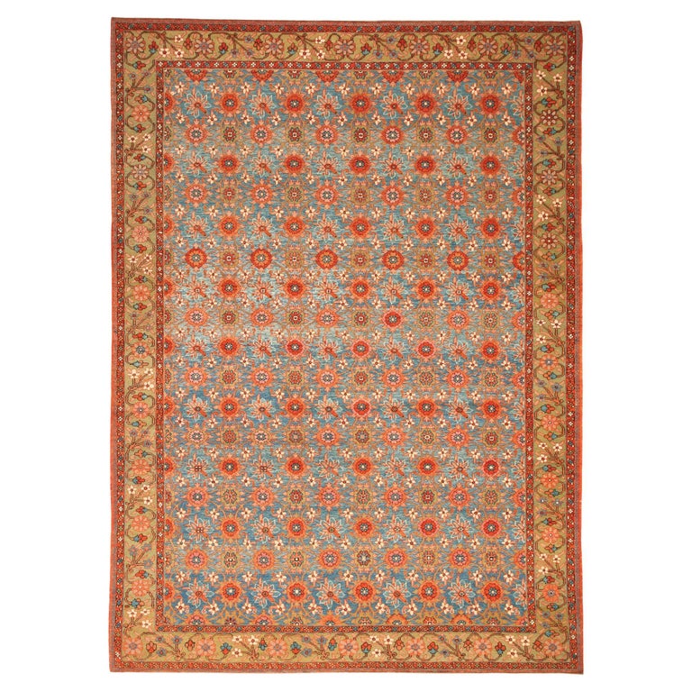 Ararat Rugs Mina Khani Rug, 19th Century Persian Revival Carpet