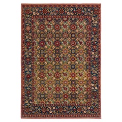 Ararat Rugs Tapis Mina Khani, tapis néo-persan du 19ème siècle, teint naturel