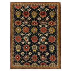 Ararat Rugs Tapis Mina Khani, tapis néo-persan du 19ème siècle, teint naturel