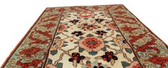 Ararat Rugs Mina Khani Rug with Bidjar Border Persian Revival Carpet Natural Dye