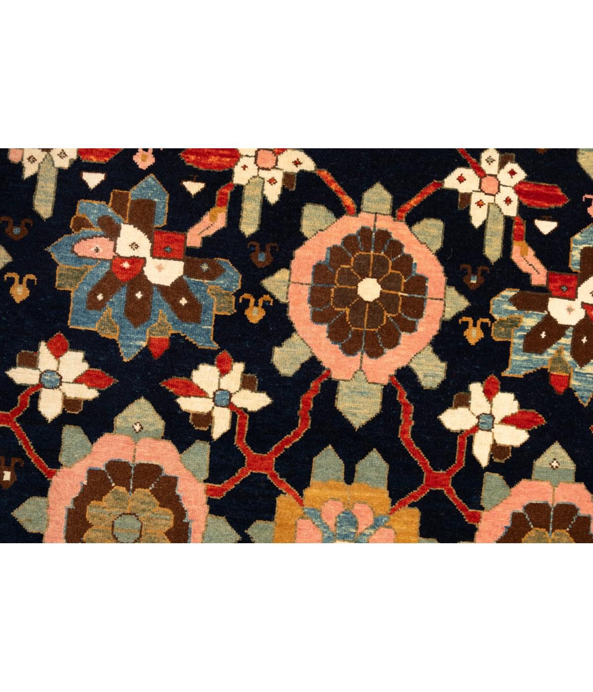 Ararat Rugs Mina Khani Teppich mit Bidjar Bordüre Persischer Revival Teppich Natural Dye (Türkisch) im Angebot