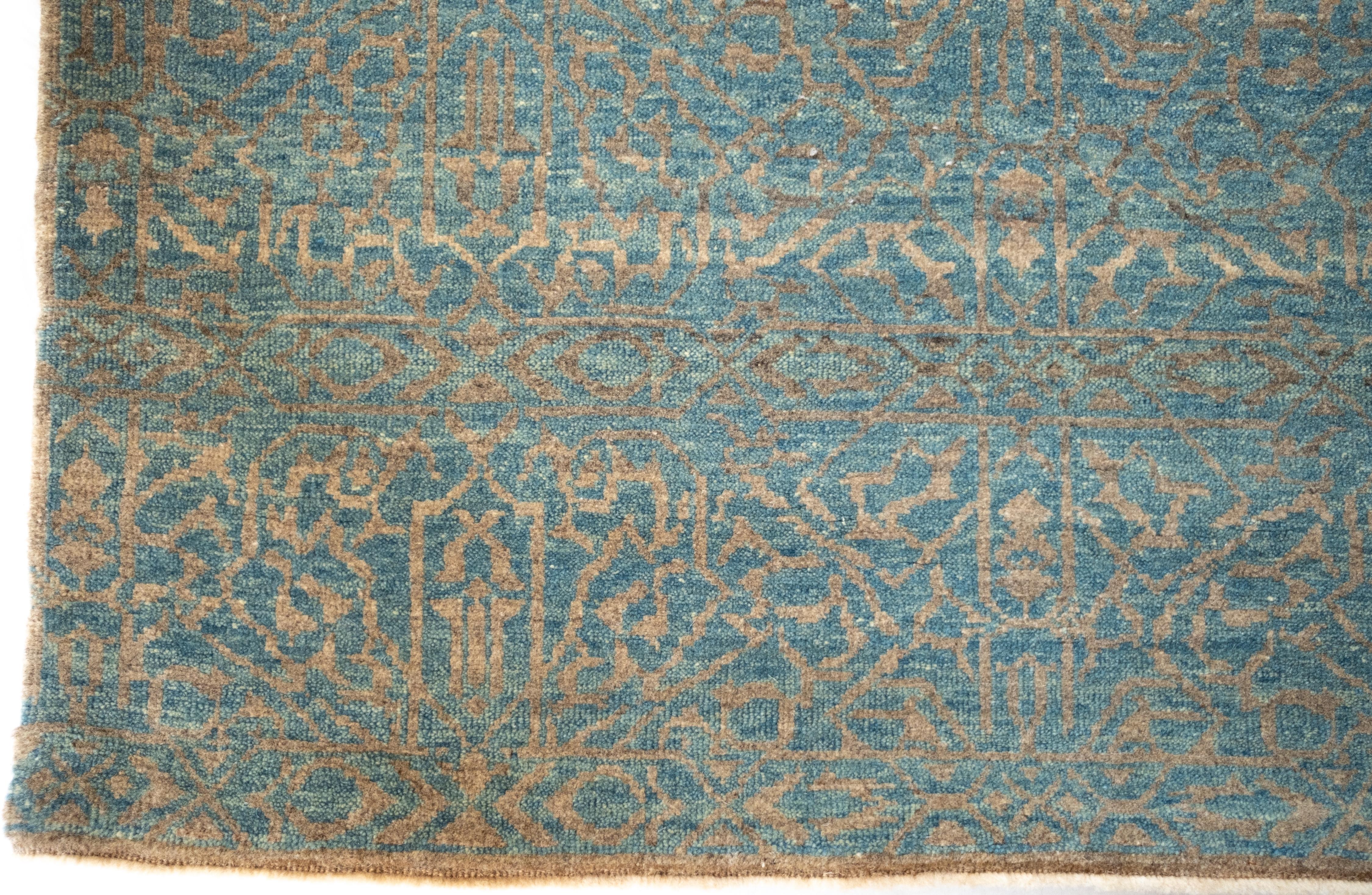 Ararat Rugs Alfombra moderna con diseño geométrico mameluco, alfombra teñida al natural en Nuevo estado para la venta en Tokyo, JP
