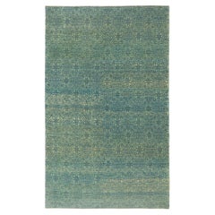 Ararat Teppich Moderner Teppich mit Mamluk Jerrehian-Randmuster, natürlich gefärbter Teppich