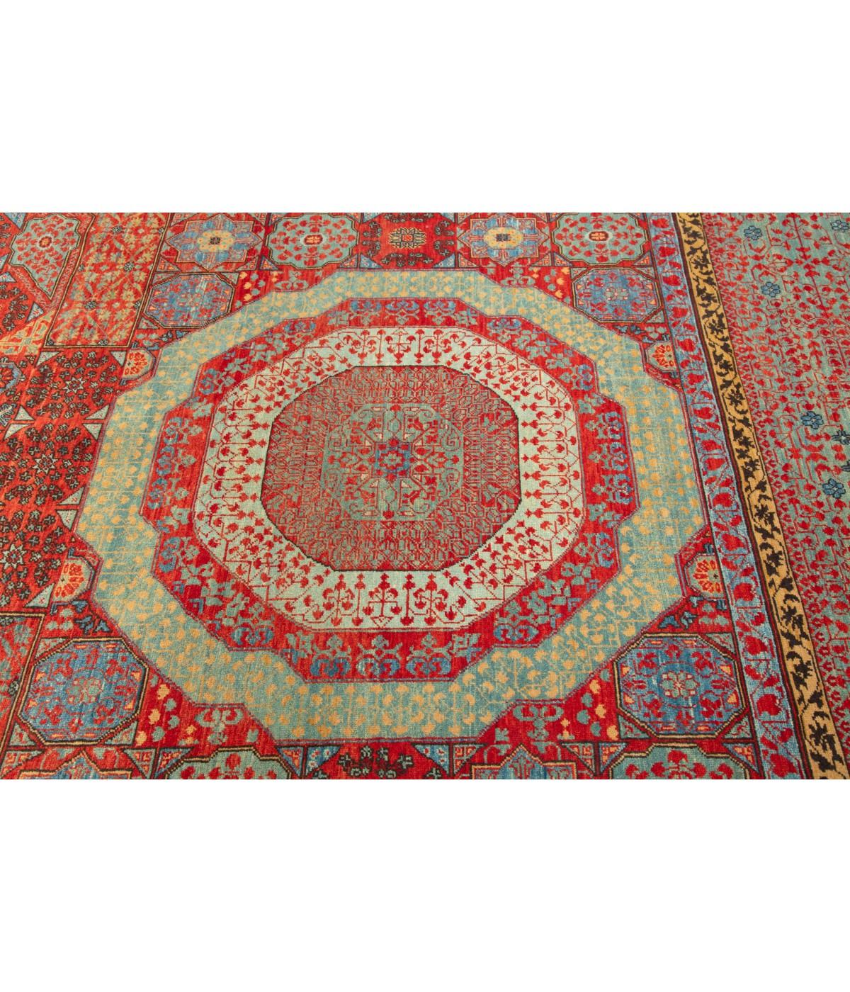 Ararat Rugs Alfombra Mamlouk de Gran Tamaño Un Majestuoso Renacimiento del Arte Islámico Alfombra Teñido con vegetales en venta