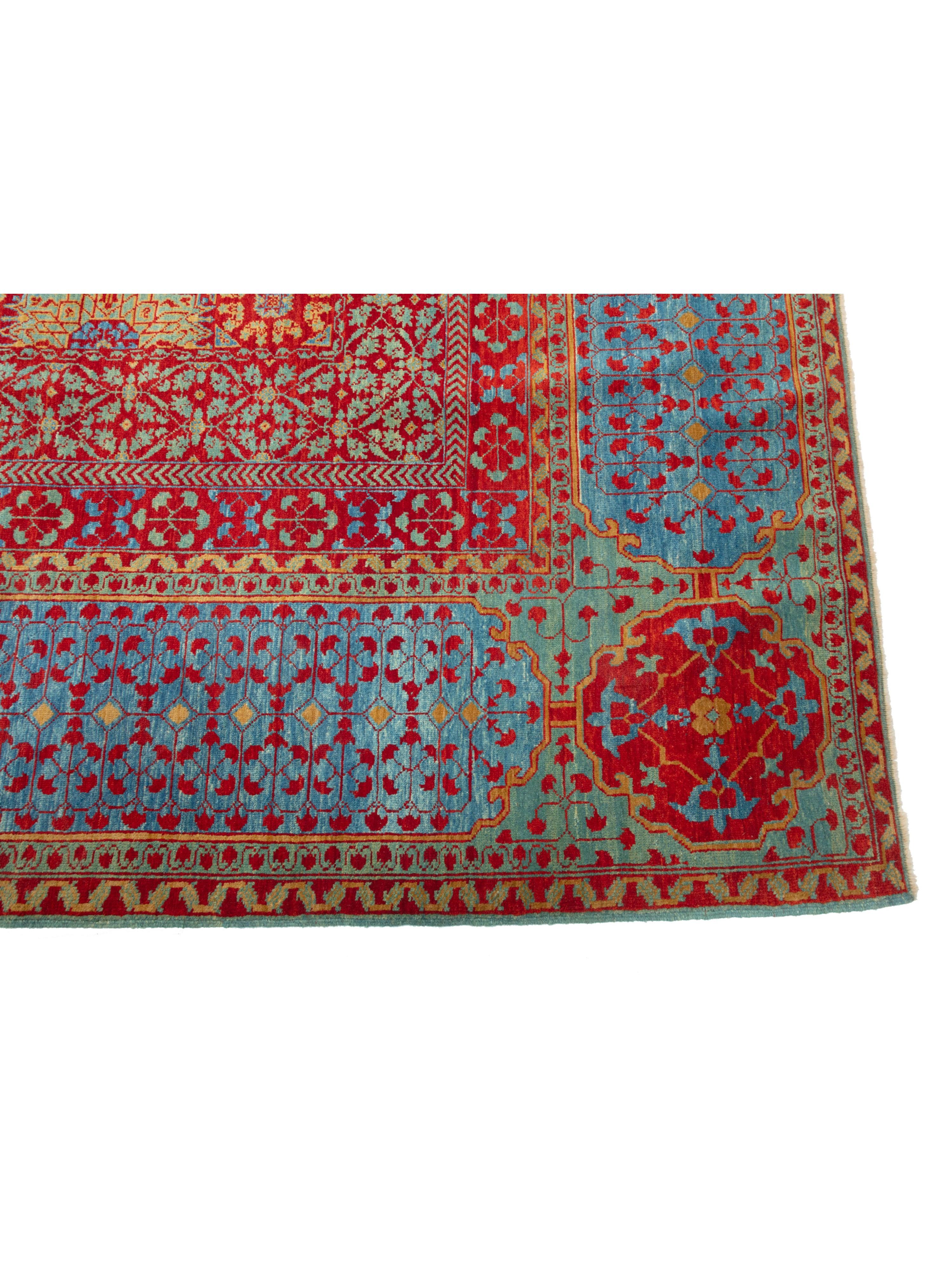 Ararat Rugs Übergroßer Mamlouk Teppich Ein majestätisches Revival der islamischen Kunstfertigkeit Teppich (Pflanzlich gefärbt) im Angebot