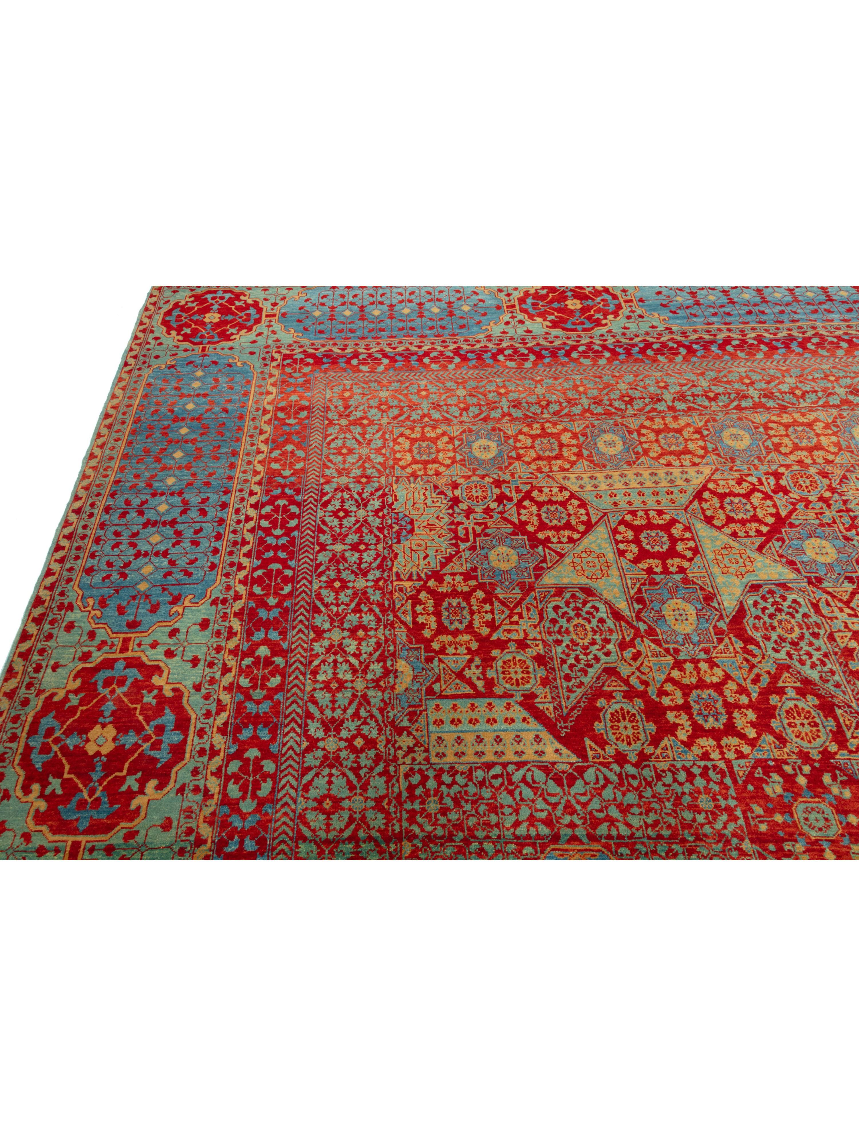 Ararat Rugs Übergroßer Mamlouk Teppich Ein majestätisches Revival der islamischen Kunstfertigkeit Teppich (21. Jahrhundert und zeitgenössisch) im Angebot
