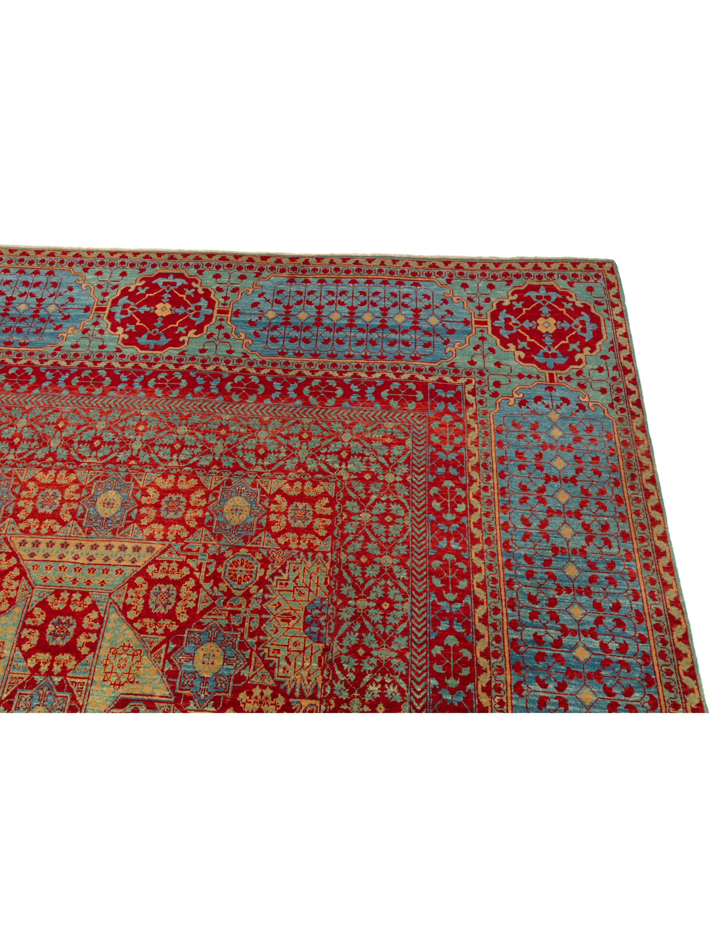 Ararat Rugs Übergroßer Mamlouk Teppich Ein majestätisches Revival der islamischen Kunstfertigkeit Teppich (Wolle) im Angebot