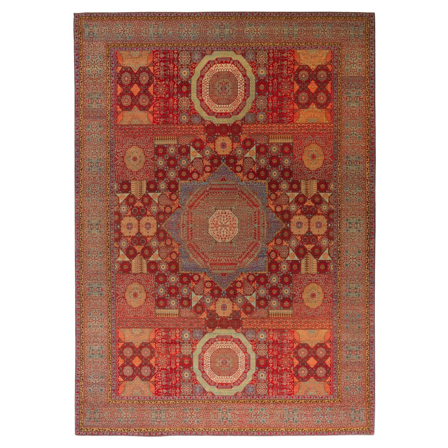 Ararat Rugs Alfombra Mamlouk de Gran Tamaño Un Majestuoso Renacimiento del Arte Islámico Alfombra en venta