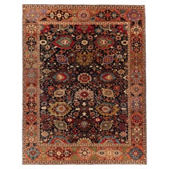 Ararat Teppich Palmette Gitterteppich - 19. Jahrhundert Revival Teppich - Naturfarben