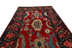 Ararat Rugs Palmettes and Flowers Lattice Rug Antique Persian Revival Carpet
