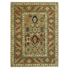 Ararat Rugs Tapis à treillis Palmettes et fleurs Antique Revival Persan Tapis