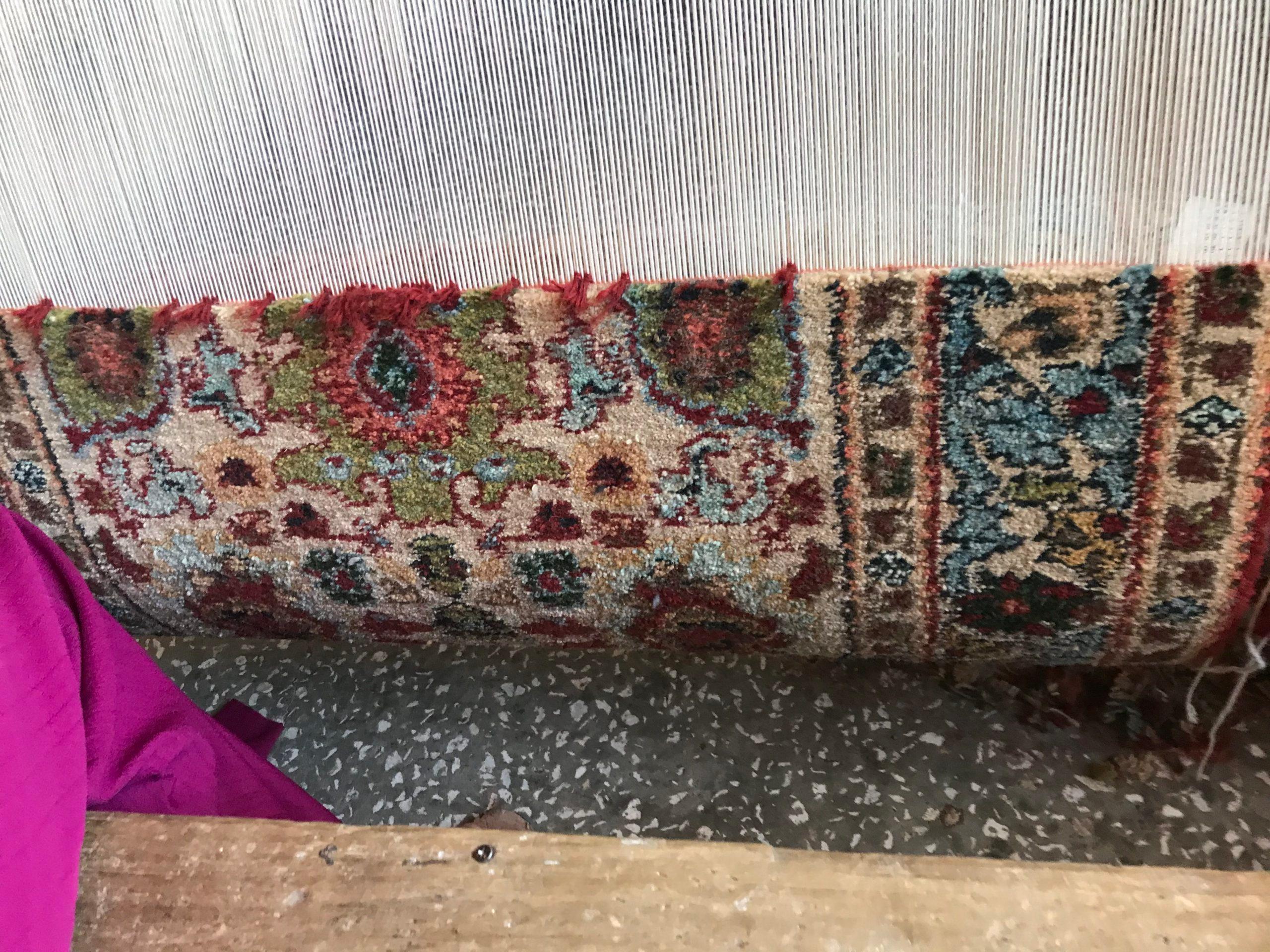 Turkish Ararat Rugs Palmettes and Flowers Lattice Rug Antique Revival Carpet Natural Dye For Sale