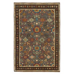 Ararat Rugs Palmettes and Flowers Lattice Rug Antique Revival Carpet Natural Dye