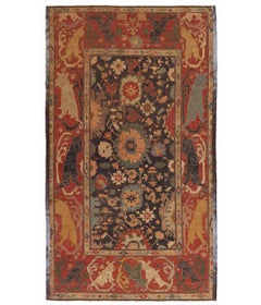Ararat Rugs Palmettes and Flowers Lattice Rug Bidjar Revival Carpet Natural Dyed