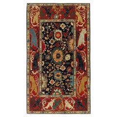 Ararat Rugs Tapis à treillis Palmettes et fleurs Tapis Revive Bidjar Teint Naturel