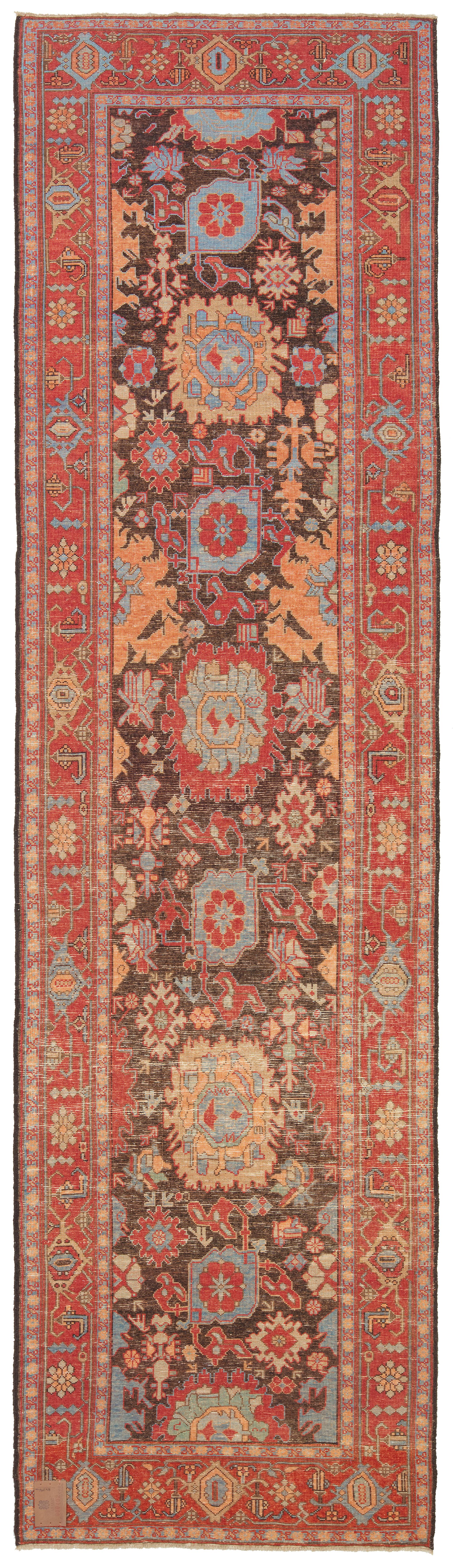 Ararat Rugs Palmettes and Flowers Lattice Rug Revival Carpet, Natural Dyed In New Condition For Sale In Tokyo, JP