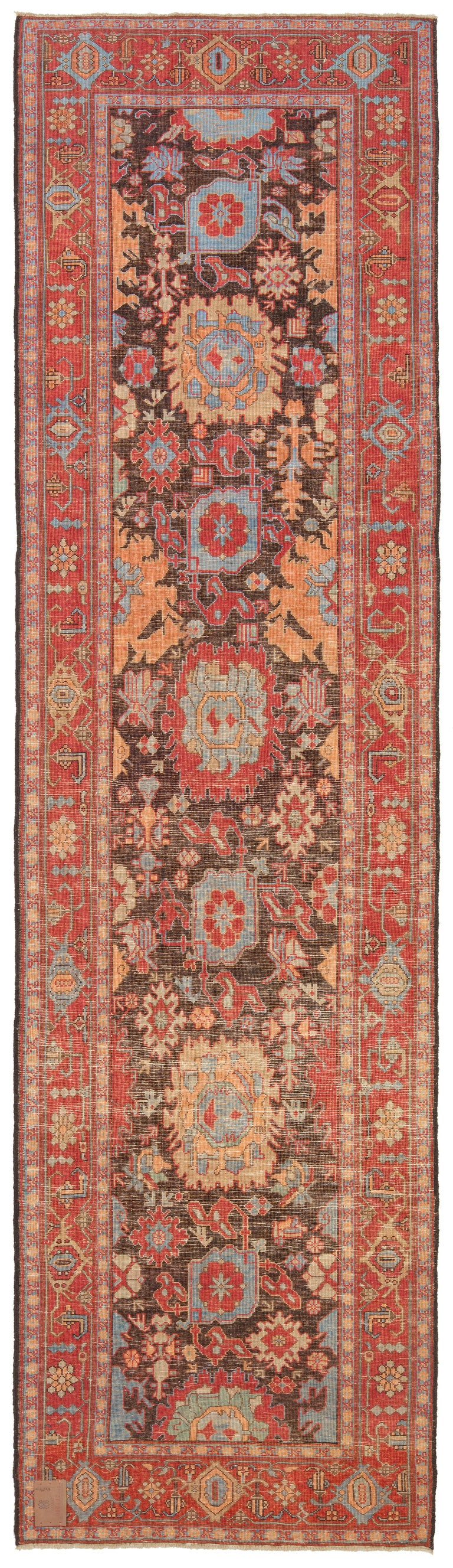 Ararat Rugs Palmettes and Flowers Lattice Rug Revival Carpet, Natural ...