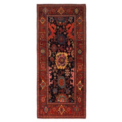 Tapis renaissance Ararat en treillis avec palmettes et fleurs - teinture naturelle