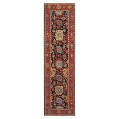 Tapis renaissance Ararat en treillis avec palmettes et fleurs - teinture naturelle