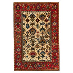 Ararat Rugs Palmettes in the Esfahan Maner Teppich, Revival Teppich, natürlich gefärbt