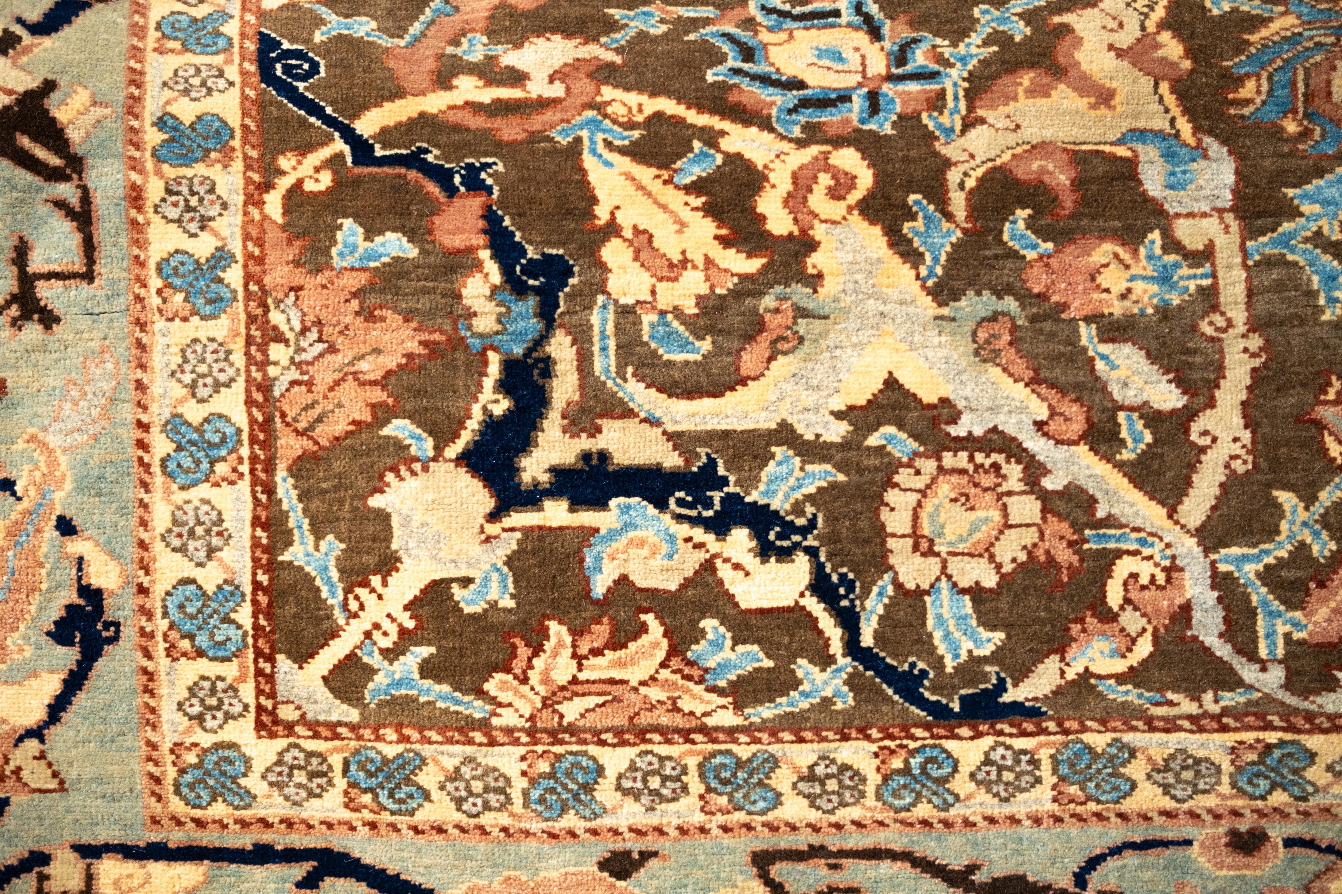 Alfombra Polonesa Ararat Rugs, Renacimiento de pieza de museo del siglo XVII, Teñida al natural Siglo XXI y contemporáneo en venta