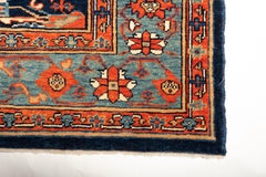 Ararat Rugs Heriz White Ground Rug - 19th C. Persian Revival Carpet Natural Dyed