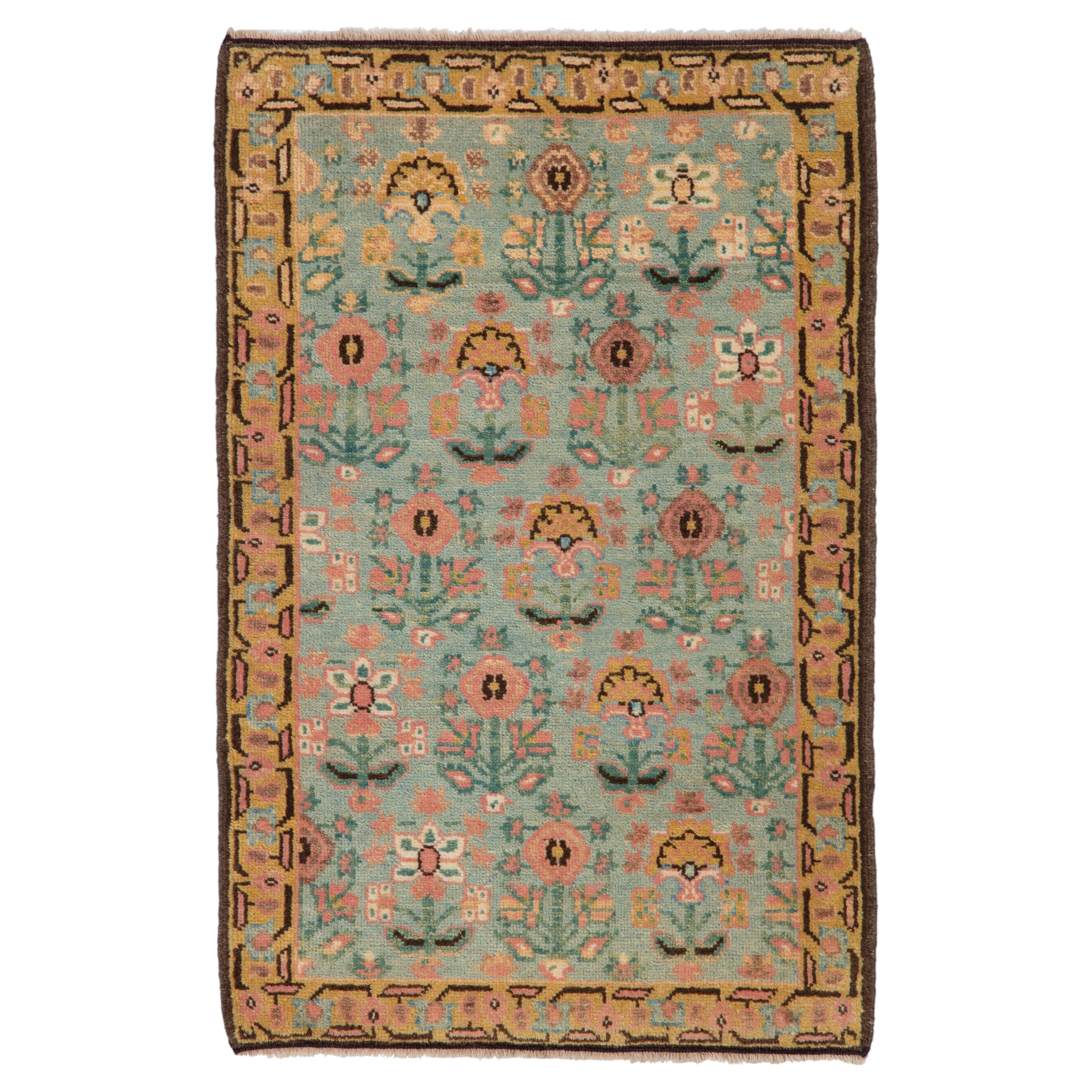 Ararat Rugs, Rows of Flowers Garrus Joshagan Wagireh Design Rug, Natural Dyed