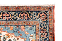 Ararat Rugs Safavid Kirman Prayer Rug Kerman Vase Bird Revival Rug Natural Dyed