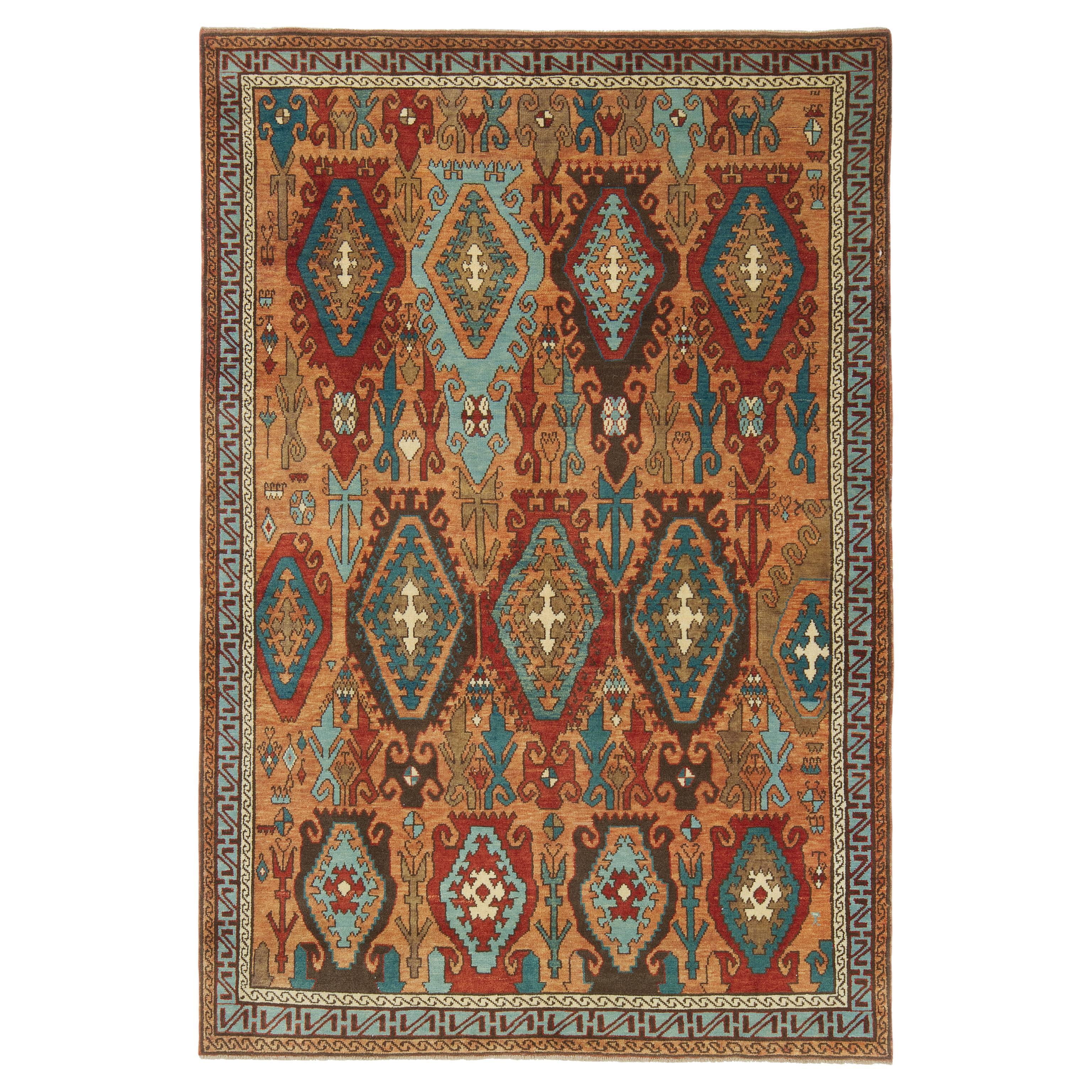 Ararat Rugs Sailer Sarkisla Carpet 17th Century Anatolian Revival, Natural Dyed