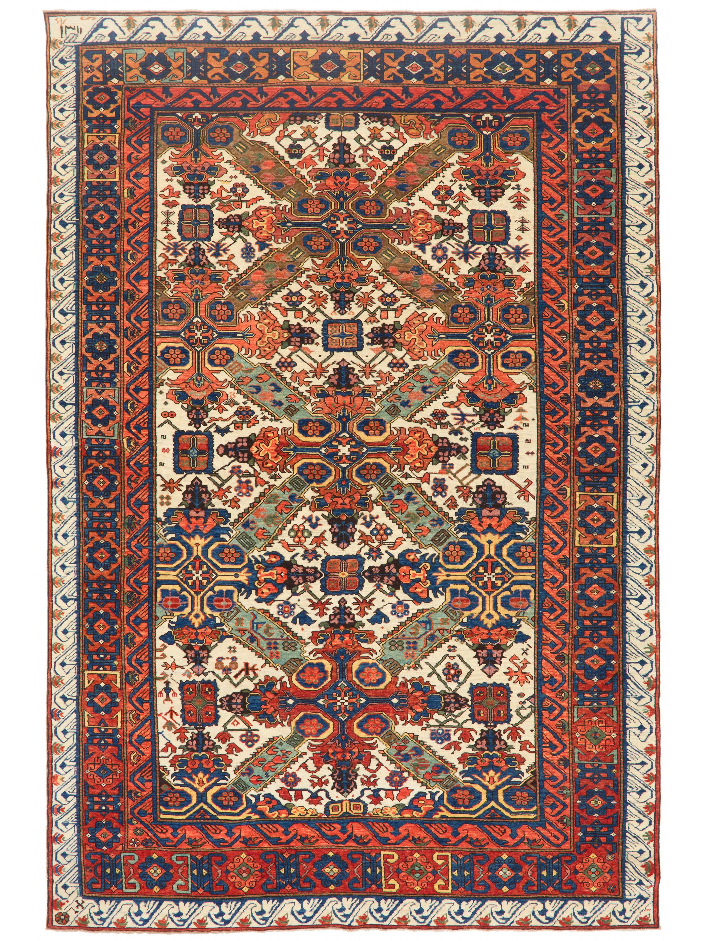 Ararat Rugs Seichur Kuba Rug Caucasian Antique Kazak Revival Carpet Natural Dyed