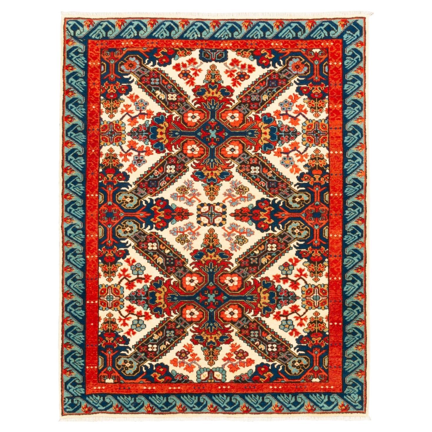 Ararat Rugs Seichur Kuba Tappeto caucasico antico Kazak Revival Tinto Nature in vendita