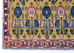 Ararat Rugs Senna Rows of Flowers Rug, 18th Century Revival Carpet Natural Dyed