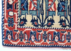 Ararat Rugs Senna Rows of Flowers Rug Gerous Persian Wagireh Carpet Natural Dyed