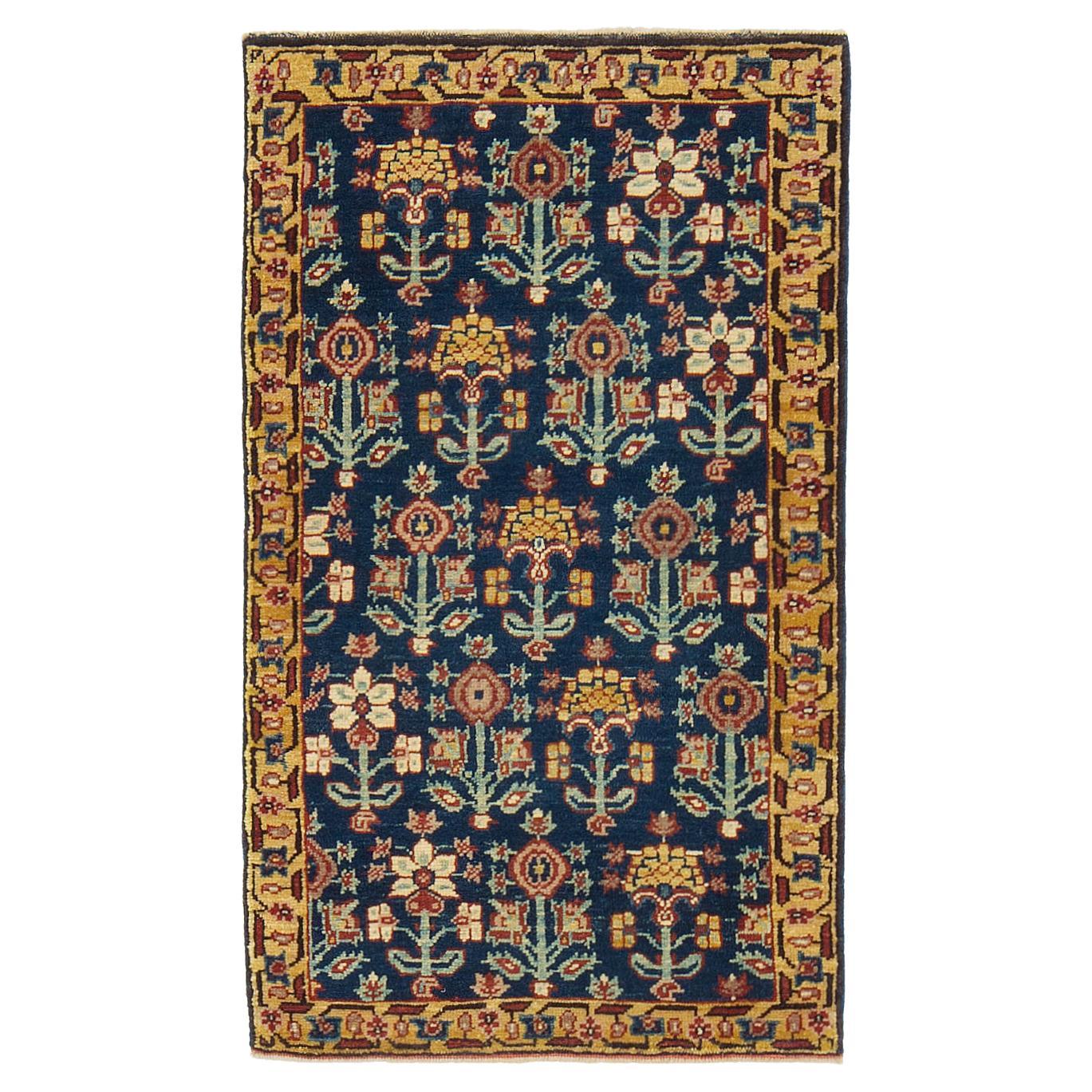 Ararat Rugs Senna Rows of Flowers Rug Gerous Persian Revival Carpet Natural Dyed