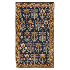 Ararat Rugs Senna Rows of Flowers Rug Gerous Persian Revival Carpet Natural Dyed