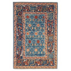 Ararat Rugs Senna Rows of Flowers Rug Gerous Persian Revival Carpet Natural Dyed