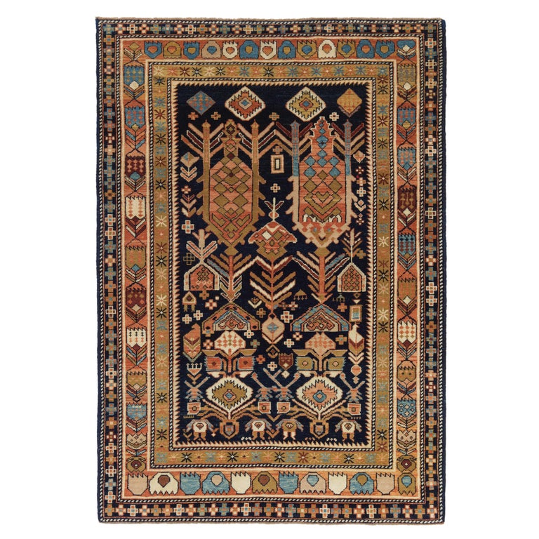 Ararat Rugs Shirvan Rug, 19th C. Antique Caucasian Revival Carpet