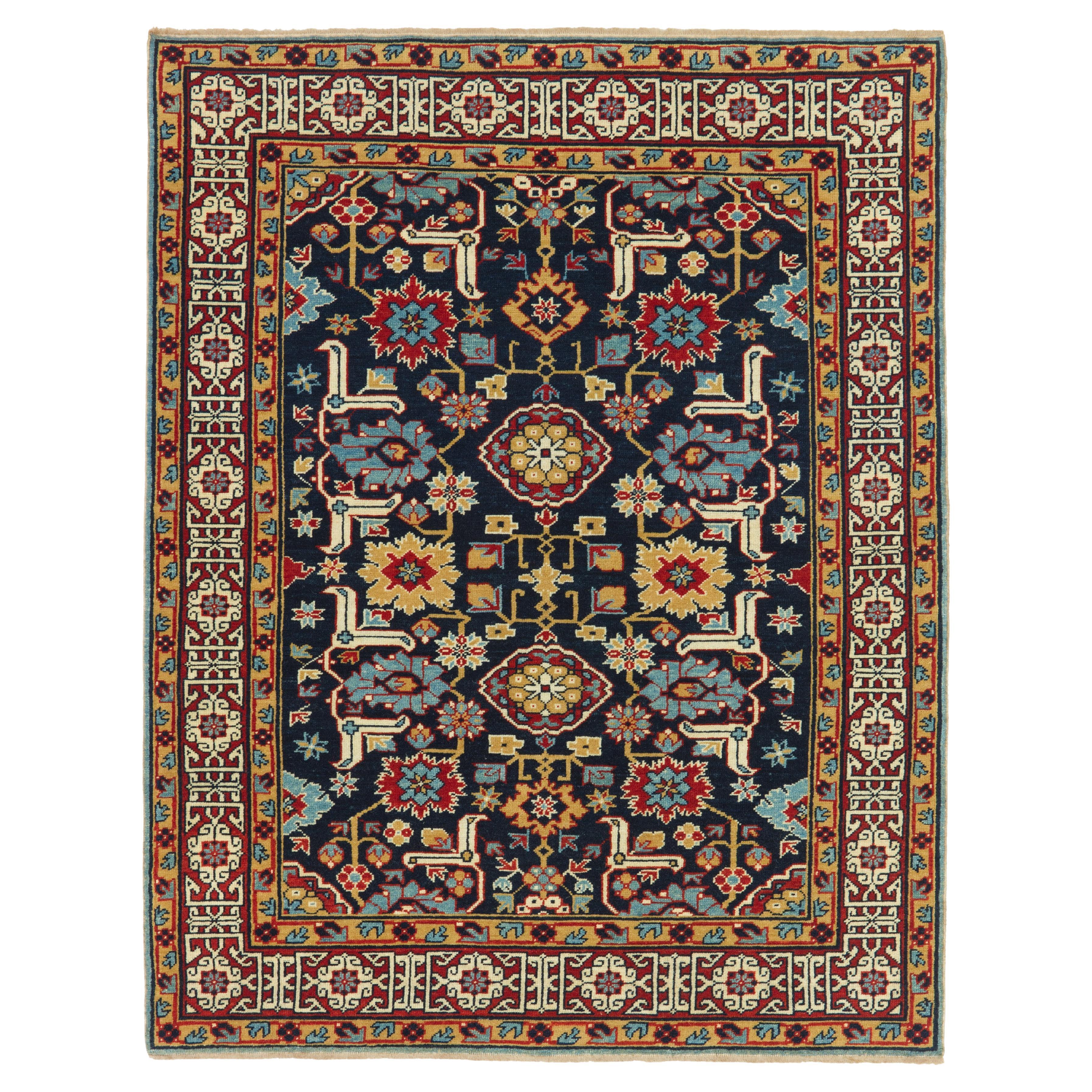 Ararat Rugs Shirvan Rug with Kufic Border - Antique Caucasian Revival Carpet