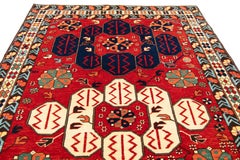 Ararat Rugs Tappeto Shirvan con tre medaglioni Tappeto antico revival caucasico