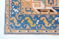 Ararat Rugs Star Kazak Rug Caucasian 19th C. Antique Revival Carpet Natural Dyed
