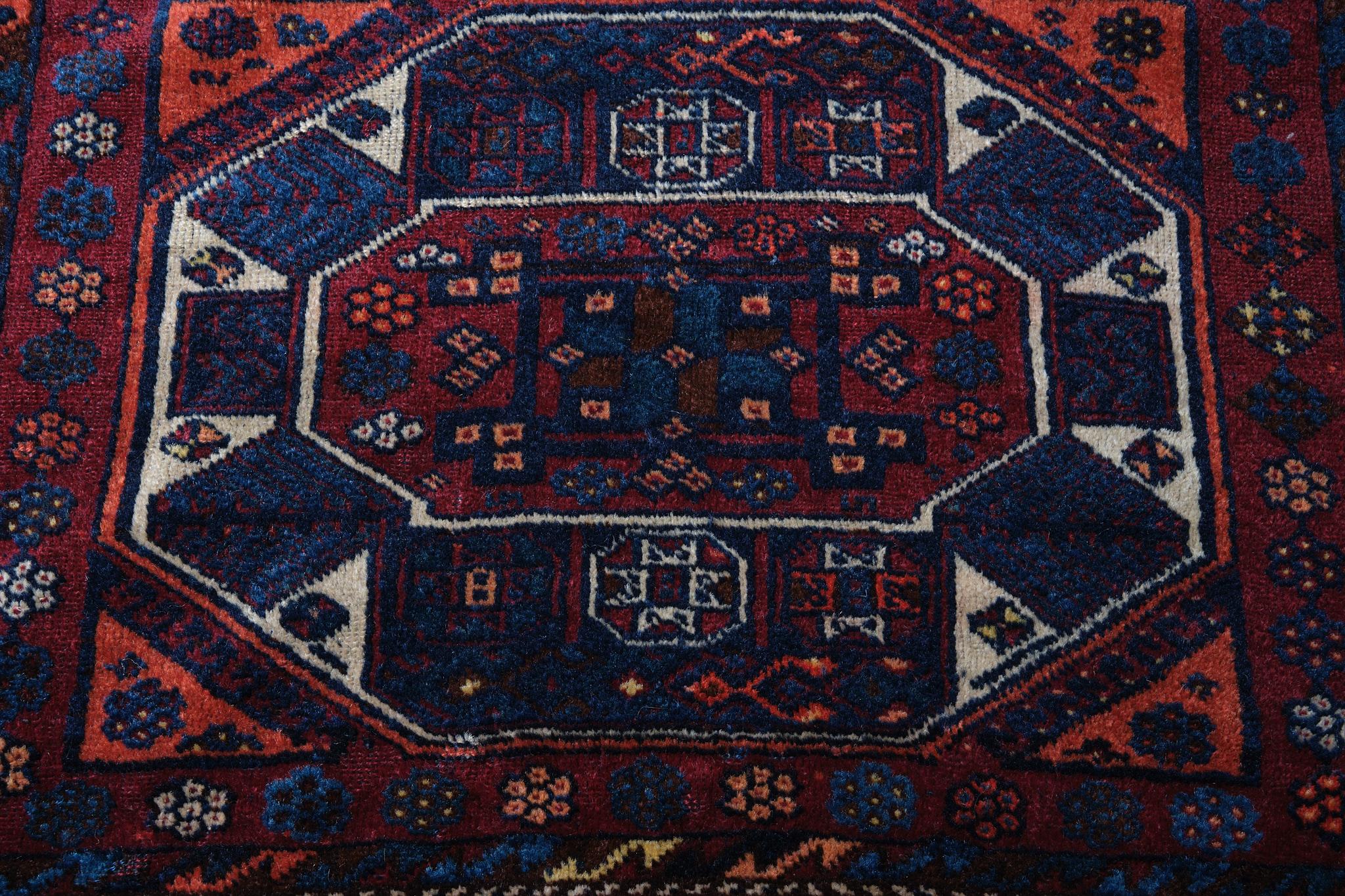 Turkish Antique Kurdish Herki Rug - Eastern Anatolian Rug For Sale