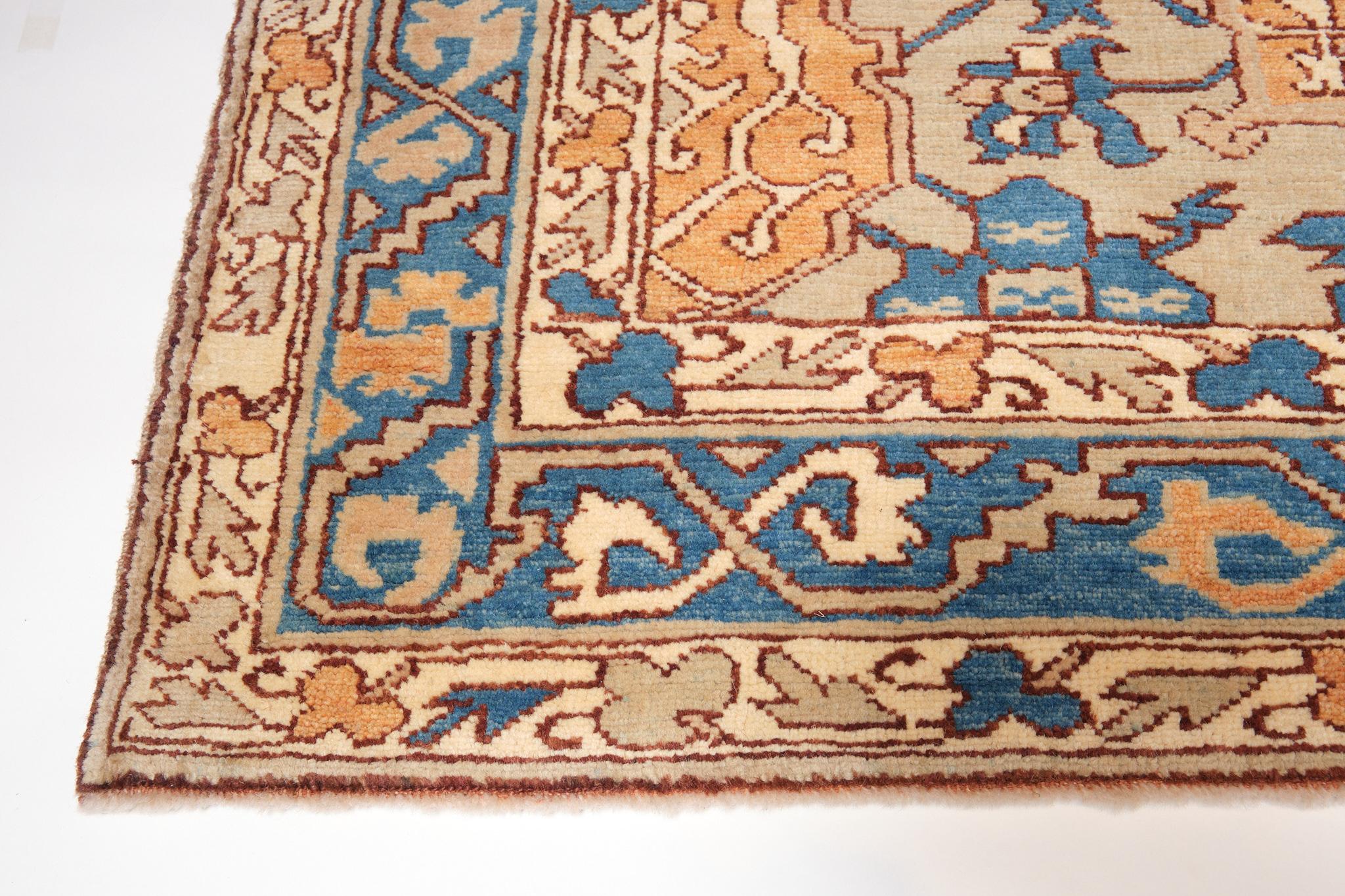 The source of the carpet comes from the book How to Read – Islamic Carpets, Walter B. Denny, The Metropolitan Museum of Art, New York 2014 fig.46-47 and Oriental Rugs, Volume 4 Turkish, Kurt Zipper and Claudia Fritzsche, Antique Collectors’ Club,
