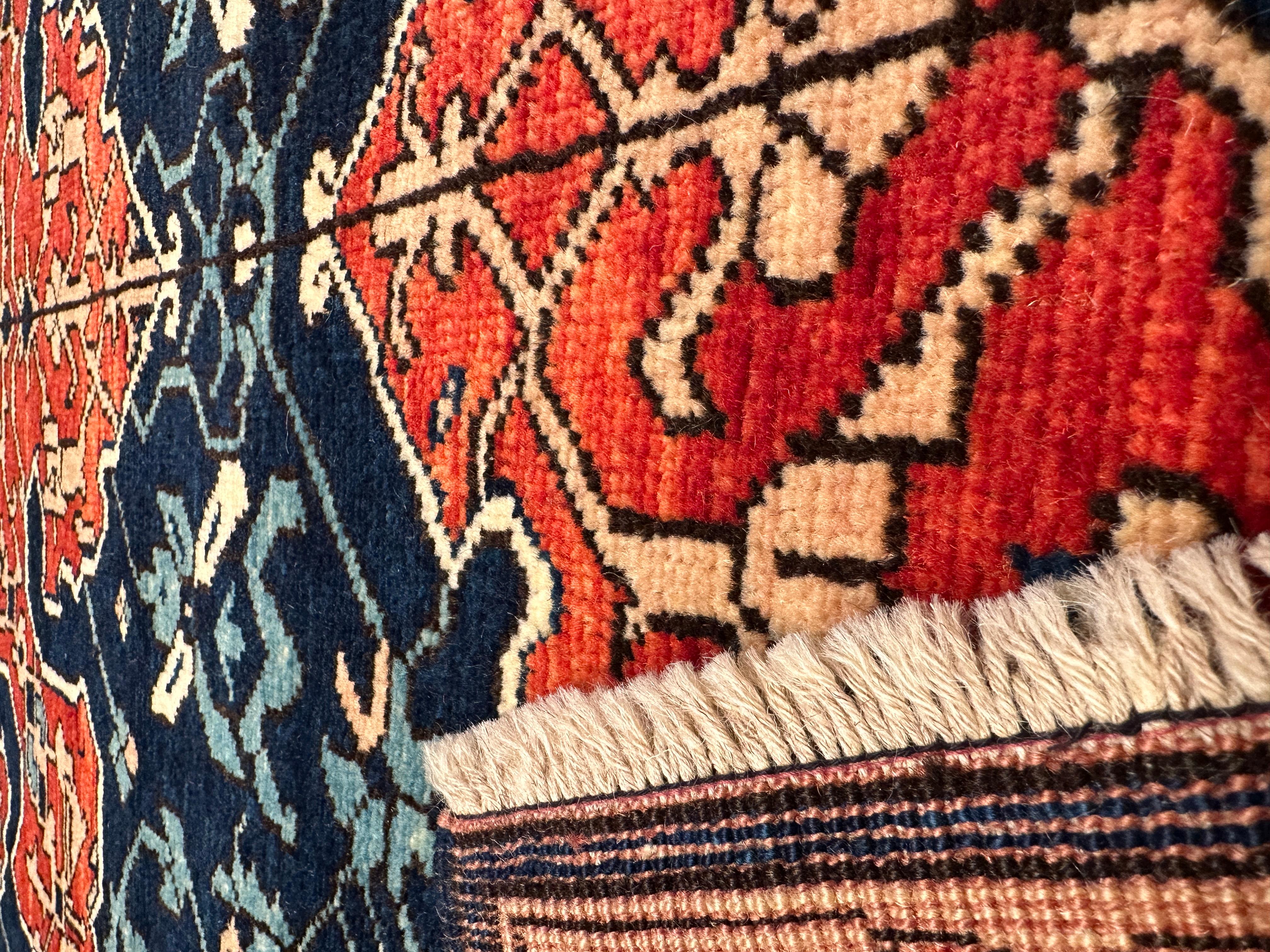Oushak Ararat Rugs Star Ushak Carpet 16th Century Museum Piece Revival Rug Natural Dyed For Sale
