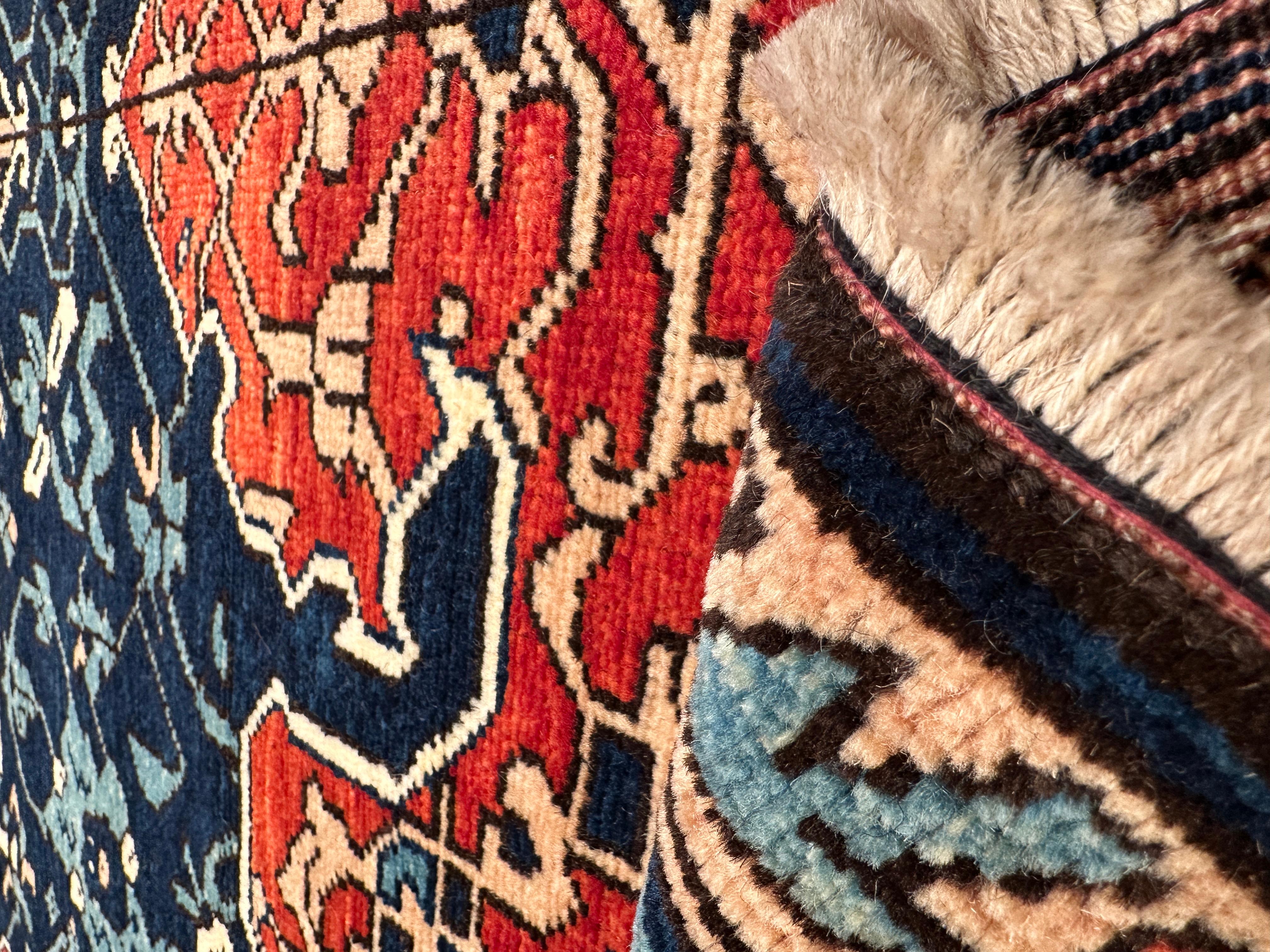 Turkish Ararat Rugs Star Ushak Carpet 16th Century Museum Piece Revival Rug Natural Dyed For Sale