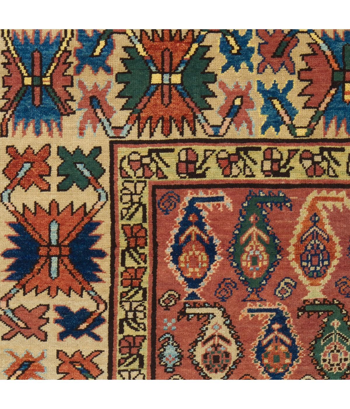 Ararat Rugs Alfombra Talish Boteh Alfombra del renacimiento caucásico del siglo XIX, teñida al natural Renacimiento en venta