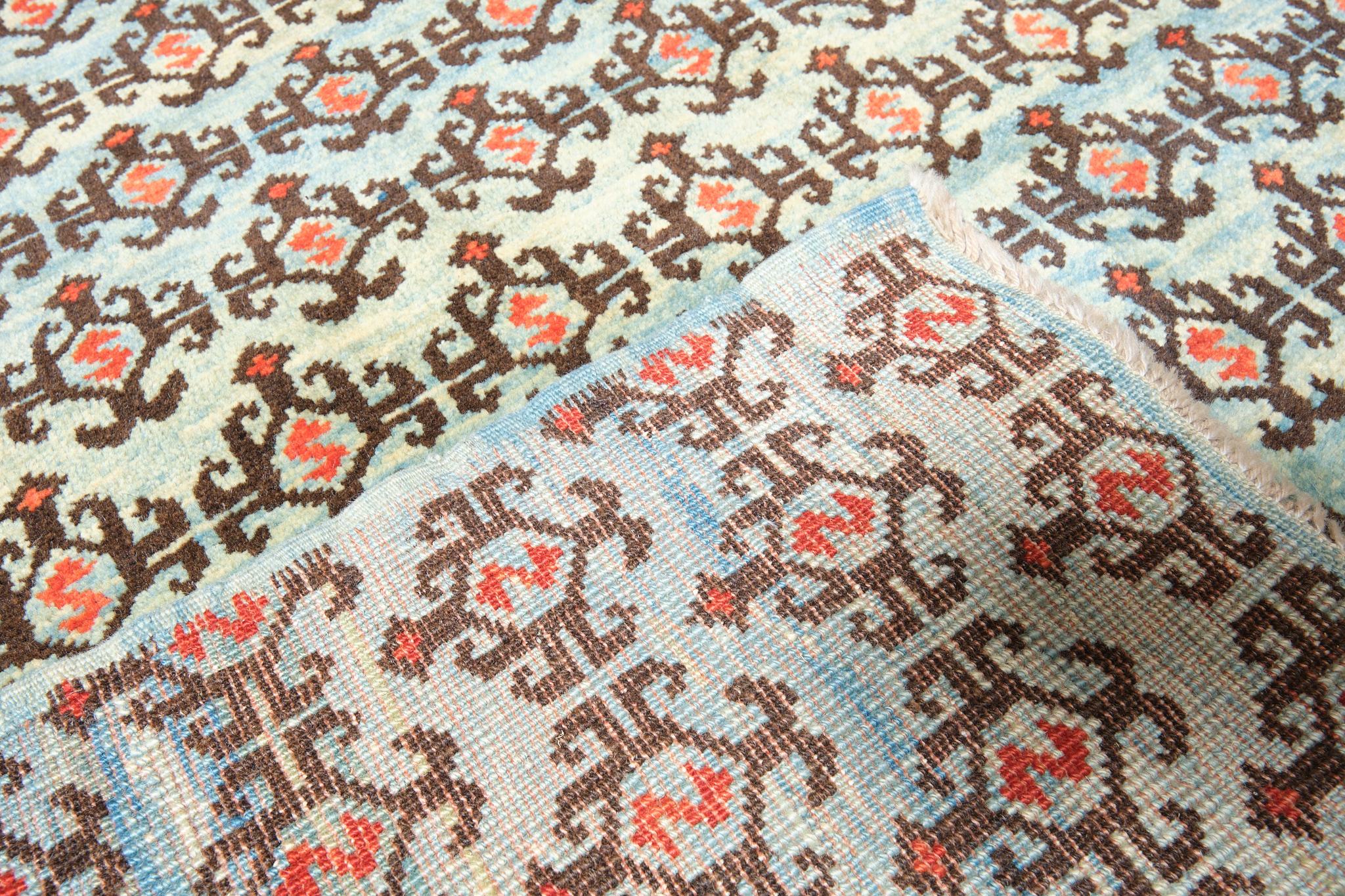 Turkish Ararat Rugs the Alaeddin Mosque Clouds Carpet Seljuk Revival Rug Natural Dyed For Sale