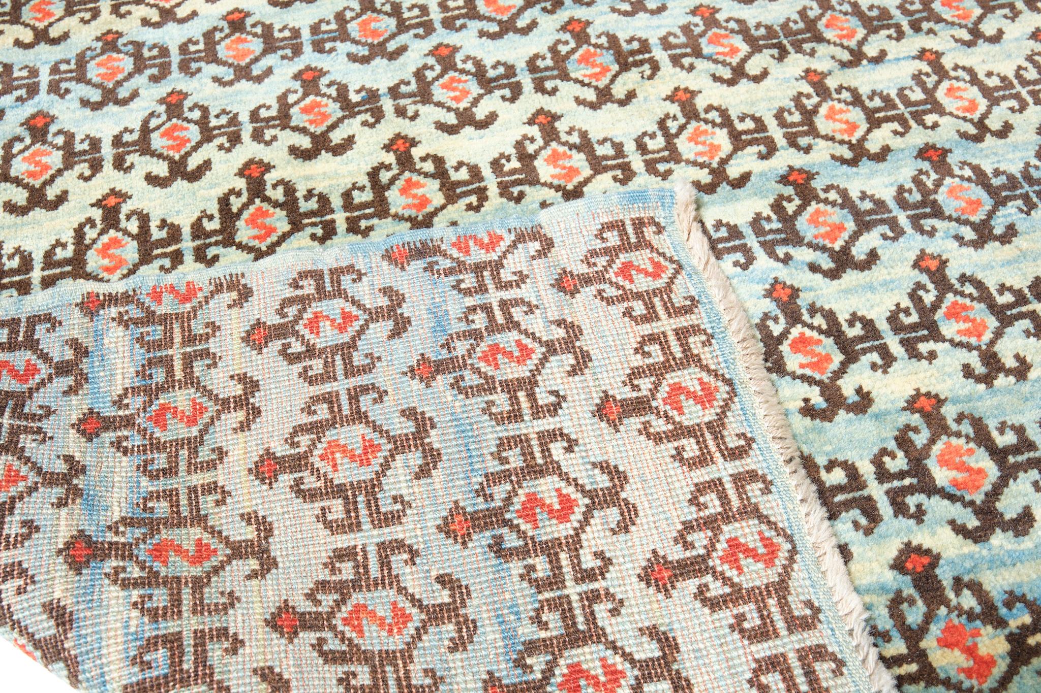 Ararat-Teppiche The Alaeddin Mosque Clouds Seljuk Revival Teppich, natürlich gefärbt (Pflanzlich gefärbt) im Angebot