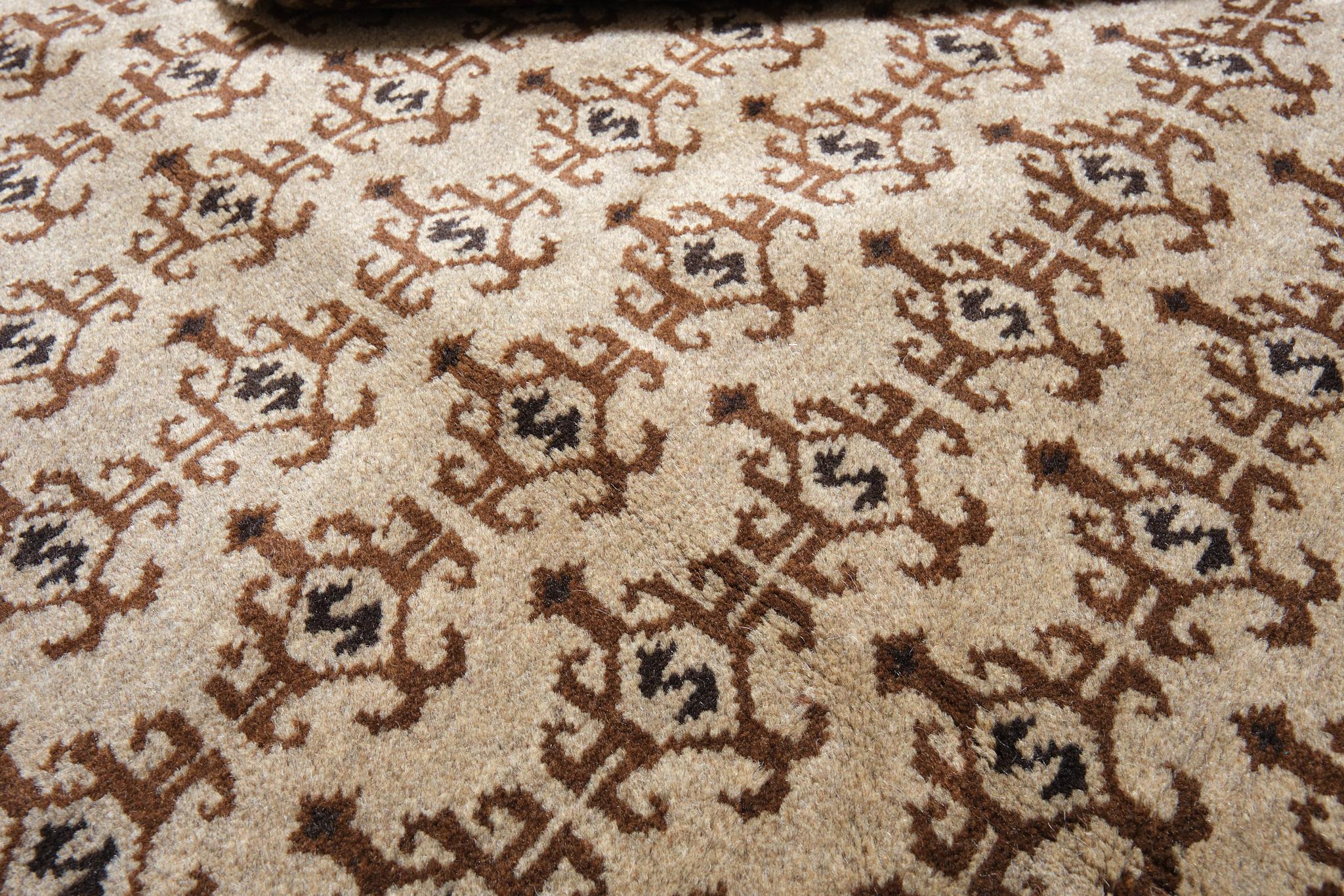 Ararat Rugs the Alaeddin Mosque Clouds Carpet Seljuk Revival Rug Natural Dyed In New Condition For Sale In Tokyo, JP