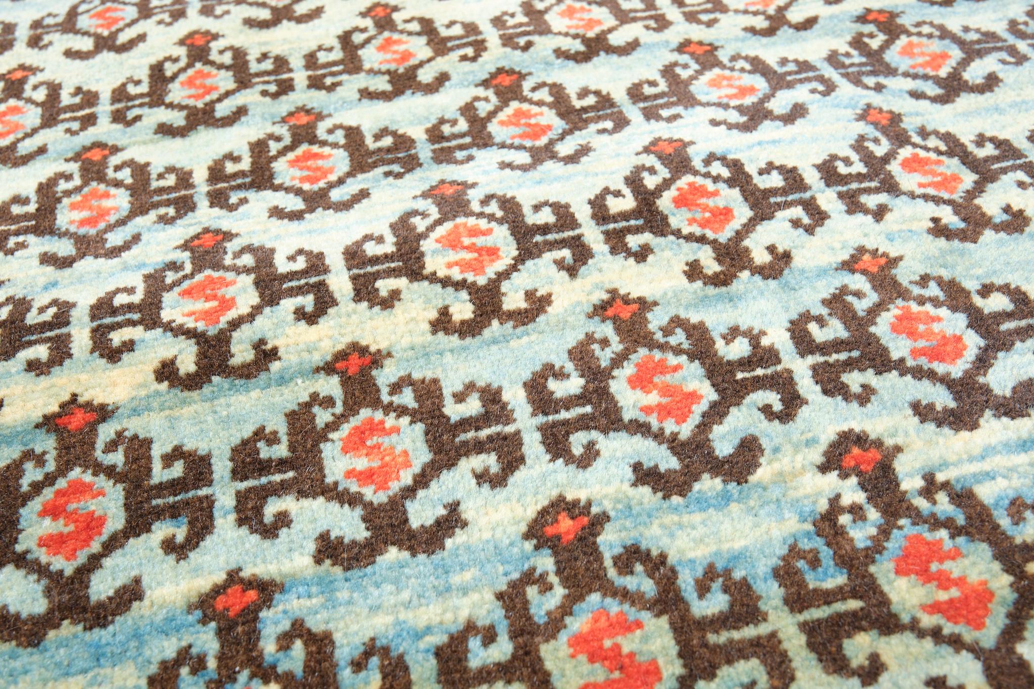 Ararat Rugs the Alaeddin Mosque Clouds Carpet Seljuk Revival Rug Natural Dyed In New Condition For Sale In Tokyo, JP