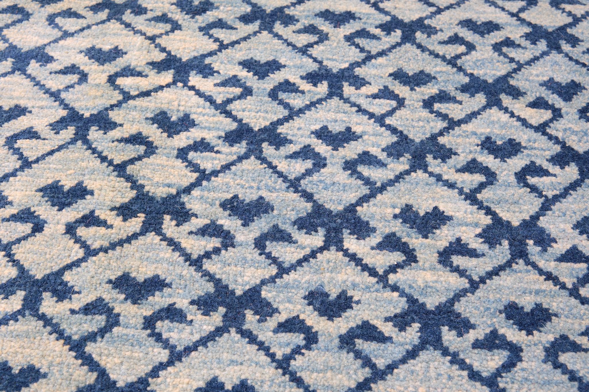 Turkish Ararat Rugs the Alaeddin Mosque Diamond Lattice Carpet Seljuk Rug, Natural Dyed For Sale